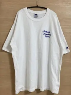 Russell ラッセル L サイズ Tシャツ ホワイト ロゴ 刺繍