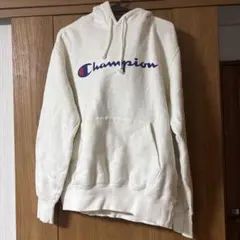 Champion ホワイト パーカー
