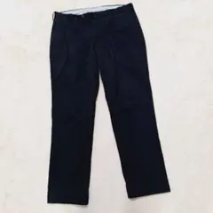 NEWYORKER/ニューヨーカー メンズ タック パンツ【L】ネイビー チノ
