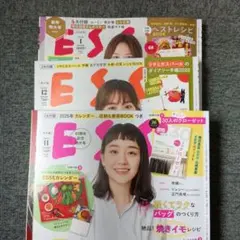 ESSE(エッセ)　3冊セット　2024年11、12月号、2025年1月号