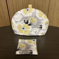 ティーコゼー ティーポットカバー & ティーポットマット (ハンドメイド)36
