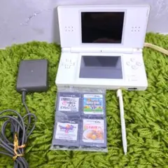 【動作確認済】ニンテンドー任天堂 DS Lite 本体 ホワイト 付属品有