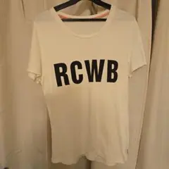 RCWB プリント ホワイト Tシャツ