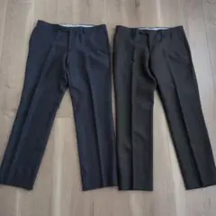 【美品】メンズスラックス2本セット　Mサイズ