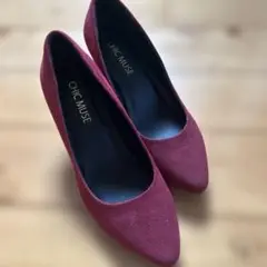美品◯CHIC MUSE パンプス赤レッドM