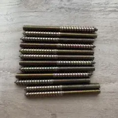 uxcell 1/4-20x3 ハンガーボルト 家具用 12個