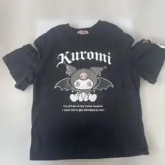 サンリオKuromi Tシャツ 黒 半袖　140キッズ