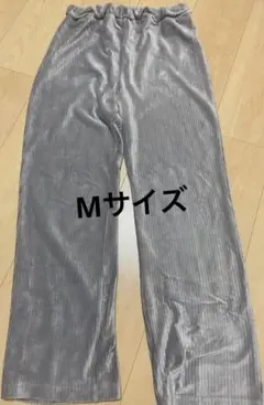 グレー ベルベット ルームウェア ルームパンツ キャミソール セットアップ