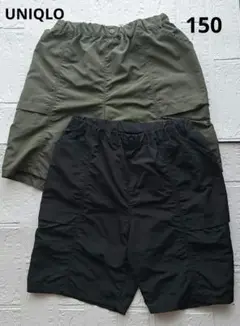 UNIQLO ハーフパンツ　150 ２枚セット