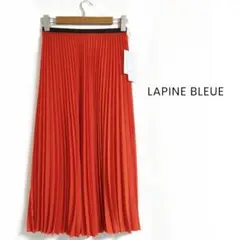 ■新品 LAPINE BLEUE クレープシフォン プリーツスカート