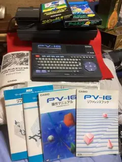 CASIO MSX 本体 PV-16 ワードプロセッサMW-24マニュアル 他 CASIO MSX 本体 PV-16 ワードプロセッサMW-24マニュアル 他