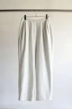 ANCELLM 24ss TUCK SWEAT PANTS/WHITE