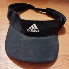 新品　adidas 黒 サンバイザー