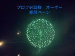 プロフ必読様　オーダー相談ページ