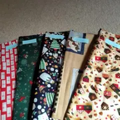 クリスマス柄 布地セット 5枚