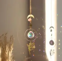 妖精 サンキャッチャー クリスタル 太陽光 インテリア
