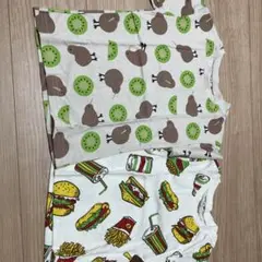 【新品未使用】110 男の子　半袖Tシャツ　2枚セット　柄物