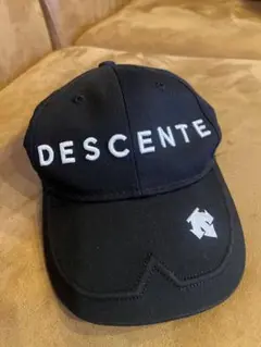 【美品】DESCENTE デサントゴルフ　キャップ ブラック