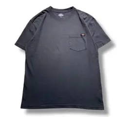 F244　【即購入OK】　Dickies　半袖ポケットTシャツ　サイズM　グレー