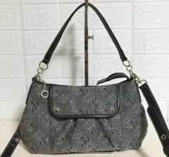 no37879 ピンキー＆ダイアン キャンバス 2way ショルダー バッグ