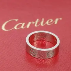 L11-2)Cartier ラブリング 750 18金ホワイトゴールド 47