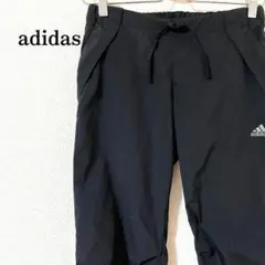 ☆美品☆ adidas 五分丈 カジュアルパンツ ハーフパンツ 黒 サイズS