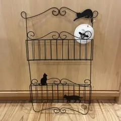 猫のデザイン メタルラック