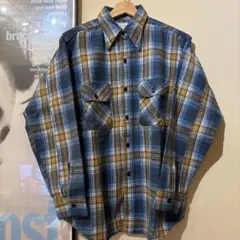 ビンテージ ファイブブラザー ネルシャツ 森タグ 60s FIVE BROTHER ファイブブラザー 森タグ マチ付 ネルシャツ