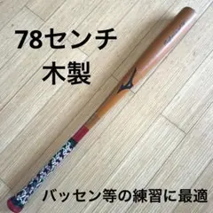 ミズノ 木製バット 78センチ ジュニア 少年 軟式 1CJWT24178