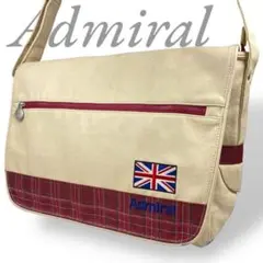 Admiral アドミラル メッセンジャーバッグ レザー チェック スポーツ