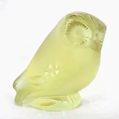 Y1963-1 ラリック フクロウ 梟 ブラウン系 置物 箱付　ten ふくろう 置物 小物 フクロウ 梟 オブジェ かわいい おしゃれ