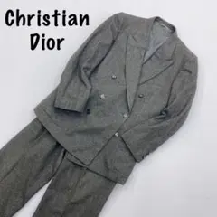 希少 ChristianDior ダブル スーツセットアップ ウール