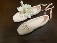 オブジェ 花器トウシューズ バレエシューズ　陶器