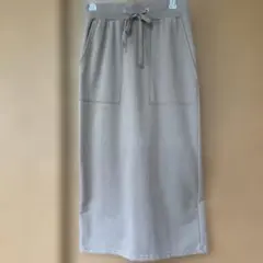 ブラウンポケット付き タイトスカート