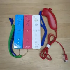 Wiiリモコンプラス2個+Wiiリモコン+ヌンチャク