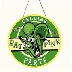 Rat Fink 木製看板 壁掛け アメリカン雑貨 20cm インテリア　新品