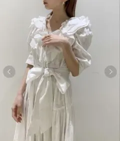 SNIDEL×新木優子×sweetコラボレーションドレス　ロング　ワンピース　M