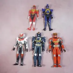 グランセイザー　セイザーX ジャスティライザー　ソフビ　5体セット