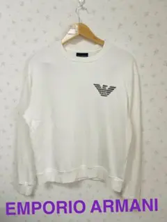 EMPORIO ARMANI アルマーニ ホワイト スウェット　サイズM
