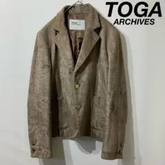 希少 Toga Archives トーガ 上質 ベロア テーラードジャケット