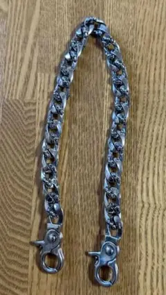 ステンレス スチール ウォレットチェーン シングルクロス チェーン