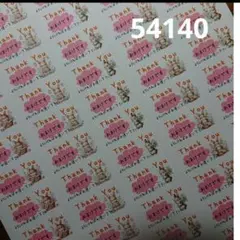 541 サンキューシール おまけシール