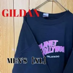 TQ188【US輸入】GILDAN(ギルダン)　スウェット【メンズXL】ブラック