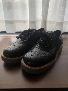 ミュウミュウ(miu miu)ウイングチップ|レースアップシューズ|レザー