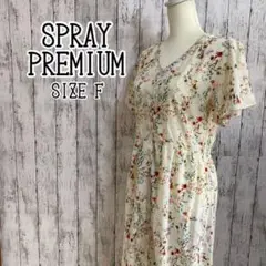 《美品》スプレイプレミアム シャツワンピース ボタニカル