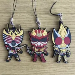 仮面ライダー シリーズ ラバーストラップ 3個セット