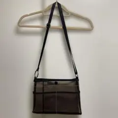 黒クリアショルダーバッグ