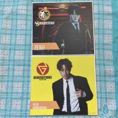 GENERATIONS 白濱亜嵐 ミニ色紙2枚セット