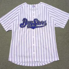 横浜ベイスターズ ユニフォーム 1998年 ストライプ メッシュ シャープ産業