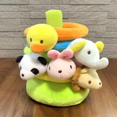 【美品】エドインター 輪投げ　ふわふわなげっこ　アニマル